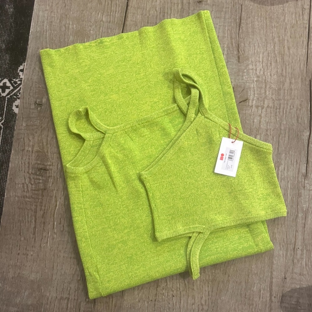 Solid & Striped Cindy Top/Skirt In Lime Green- Xl. — image 6 of 7